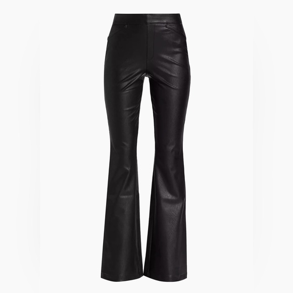 Spanx Leather-Like Flare Pants XS NWT! - Picture 2 of 13